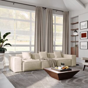 Barrett - 294cm Minimalist Modular Sofa